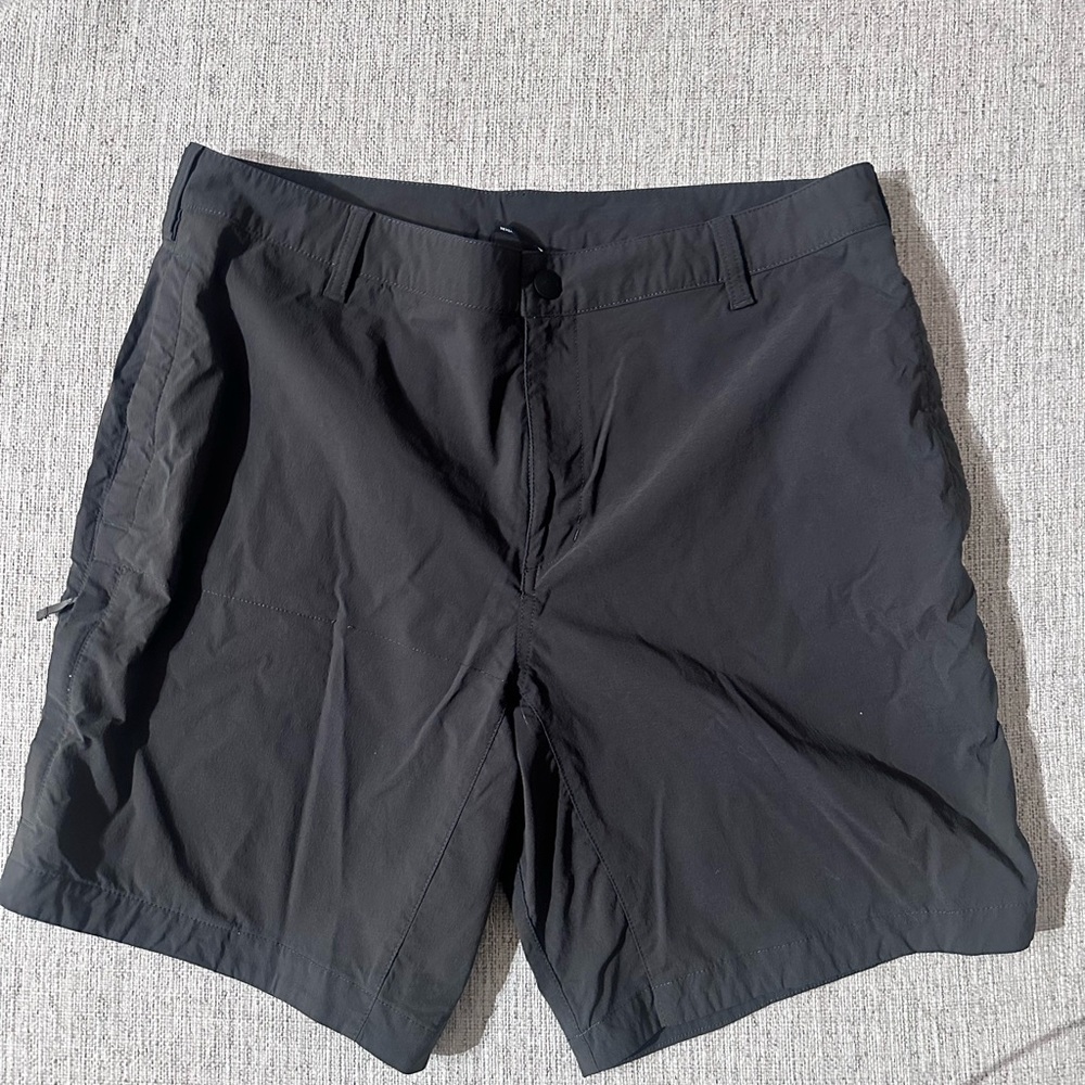 The North Face Men's Charcoal Flat Front Shorts